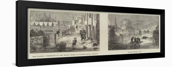 Flooding in Bristol-null-Framed Giclee Print