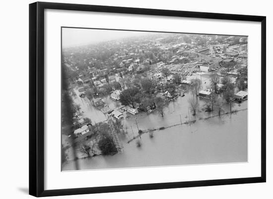 Flooding in St. Louis-null-Framed Photographic Print