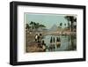 Flooding Near the Pyramids, Egypt-null-Framed Photographic Print