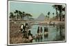 Flooding Near the Pyramids, Egypt-null-Mounted Photographic Print