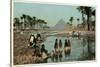 Flooding Near the Pyramids, Egypt-null-Stretched Canvas