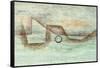 Flooding; Uberflutung-Paul Klee-Framed Stretched Canvas