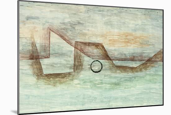 Flooding; Uberflutung-Paul Klee-Mounted Giclee Print