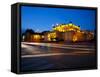 Floodlit National Assembly Building, Ploshtad National Assembly Square, Sofia, Bulgaria, Europe-Dallas & John Heaton-Framed Stretched Canvas