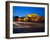 Floodlit National Assembly Building, Ploshtad National Assembly Square, Sofia, Bulgaria, Europe-Dallas & John Heaton-Framed Photographic Print