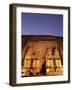 Floodlit Temple Facade and Colossi of Ramses II (Ramesses the Great), Abu Simbel, Nubia, Egypt-Upperhall Ltd-Framed Photographic Print