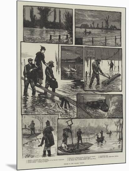 Floods in the Thames Valley-William Bazett Murray-Mounted Giclee Print