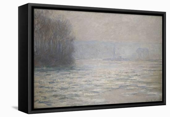 Floods on the Seine Near Bennecourt; Debacle, La Seine Pres Bennecourt, 1893-Claude Monet-Framed Stretched Canvas