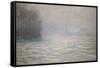 Floods on the Seine Near Bennecourt; Debacle, La Seine Pres Bennecourt, 1893-Claude Monet-Framed Stretched Canvas