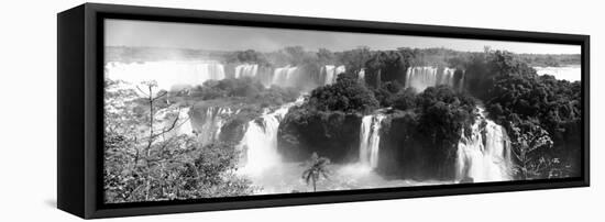 Floodwaters at Iguacu Falls, Brazil-null-Framed Stretched Canvas