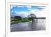 Floodwaters, River Eden, Eden Valley, Cumbria, England, United Kingdom, Europe-James-Framed Photographic Print