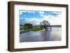 Floodwaters, River Eden, Eden Valley, Cumbria, England, United Kingdom, Europe-James-Framed Photographic Print