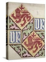 Floor Design For the Houses of Parliament-Augustus Welby Northmore Pugin-Stretched Canvas