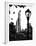 Floor Lamp in Central Park Overlooking Buildings (Essex House), Manhattan, New York-Philippe Hugonnard-Framed Premium Photographic Print