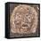 Floor Mosaic Dating to the 1st Century BC Depicting a Dionysus Mask-null-Framed Stretched Canvas