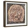 Floor Mosaic Dating to the 1st Century BC Depicting a Dionysus Mask-null-Framed Giclee Print