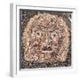 Floor Mosaic Dating to the 1st Century BC Depicting a Dionysus Mask-null-Framed Giclee Print