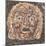 Floor Mosaic Dating to the 1st Century BC Depicting a Dionysus Mask-null-Mounted Giclee Print