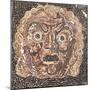 Floor Mosaic Dating to the 1st Century BC Depicting a Dionysus Mask-null-Mounted Giclee Print