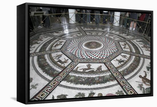Floor Mosaic in the Pavilion Hall, State Hermitage Museum, St Petersburg, Russia, 1847-1851-Andrei Ivanovich Stakenschneider-Framed Stretched Canvas