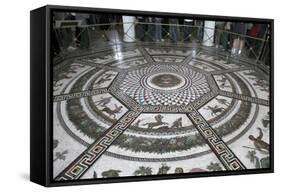 Floor Mosaic in the Pavilion Hall, State Hermitage Museum, St Petersburg, Russia, 1847-1851-Andrei Ivanovich Stakenschneider-Framed Stretched Canvas