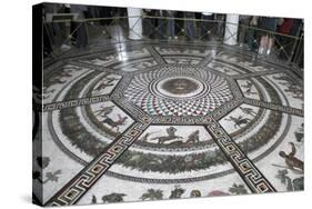 Floor Mosaic in the Pavilion Hall, State Hermitage Museum, St Petersburg, Russia, 1847-1851-Andrei Ivanovich Stakenschneider-Stretched Canvas