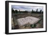 Floor Mosaic with Hunting Scenes-null-Framed Giclee Print