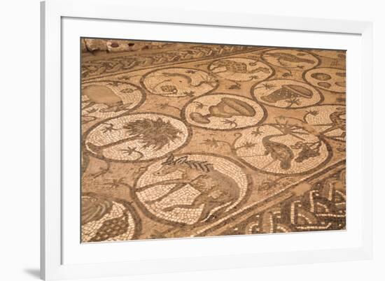 Floor Mosaics, Petra Church (Byzantine Church), Built Between the 5th and 7th Centuies Ad-Richard Maschmeyer-Framed Photographic Print