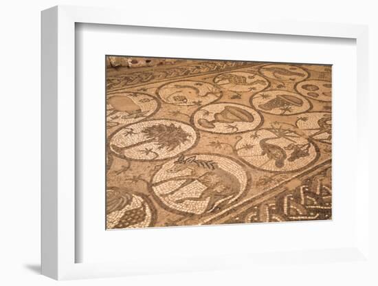 Floor Mosaics, Petra Church (Byzantine Church), Built Between the 5th and 7th Centuies Ad-Richard Maschmeyer-Framed Photographic Print