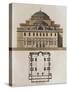Floor Plan and Drawing of Hagia Sophia in Istanbul-Giulio Ferrario-Stretched Canvas
