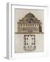 Floor Plan and Drawing of Hagia Sophia in Istanbul-Giulio Ferrario-Framed Giclee Print