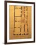 Floor Plan for Wolfgang Amadeus Mozart'S-null-Framed Giclee Print