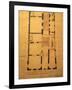 Floor Plan for Wolfgang Amadeus Mozart'S-null-Framed Giclee Print