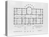 Floor Plan of the White House-null-Stretched Canvas