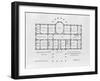 Floor Plan of the White House-null-Framed Giclee Print