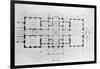 Floor Plan of the White House-null-Framed Giclee Print
