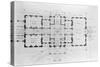 Floor Plan of the White House-null-Stretched Canvas