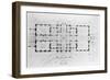 Floor Plan of the White House-null-Framed Giclee Print