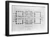 Floor Plan of the White House-null-Framed Giclee Print