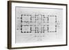 Floor Plan of the White House-null-Framed Giclee Print