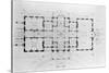 Floor Plan of the White House-null-Stretched Canvas