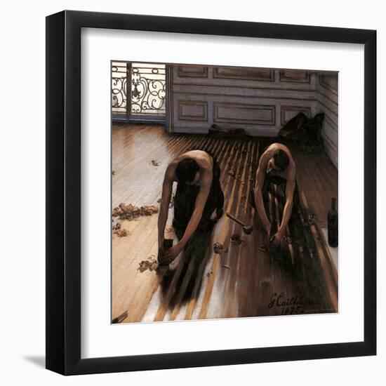 Floor Planers-Gustave Caillebotte-Framed Art Print