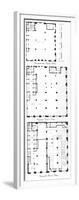 Floor plans, Johns-Manville Building, New York City, 1924-Unknown-Framed Giclee Print