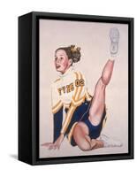 Floor Routine, 2002-Joe Heaps Nelson-Framed Stretched Canvas