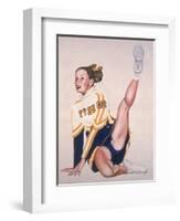 Floor Routine, 2002-Joe Heaps Nelson-Framed Giclee Print