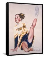 Floor Routine, 2002-Joe Heaps Nelson-Framed Stretched Canvas