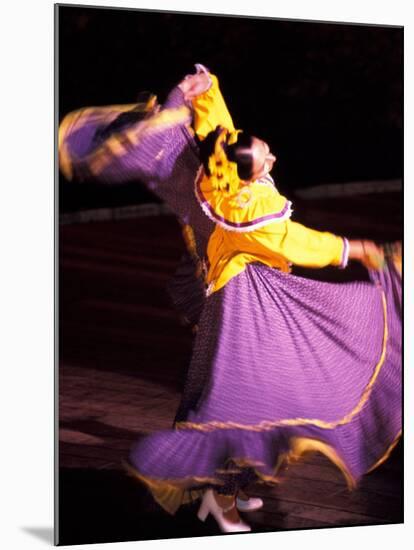 Floor Show at Xcaret, Riviera Maya, Mexico-Greg Johnston-Mounted Premium Photographic Print