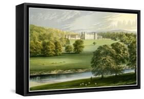 Floors Castle, Roxburghshire, Scotland, Duke of Roxburghe, C1880-Benjamin Fawcett-Framed Stretched Canvas