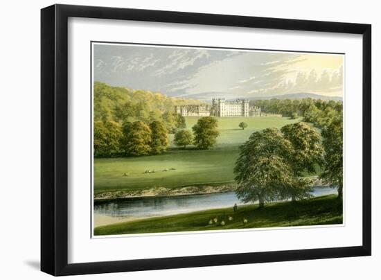 Floors Castle, Roxburghshire, Scotland, Duke of Roxburghe, C1880-Benjamin Fawcett-Framed Giclee Print