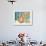Floppy Bunny - Yellow Flowers-Robbin Rawlings-Framed Art Print displayed on a wall